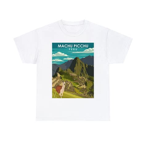 Peru Art Machu Picchu T Shirt Peru Art Etsy