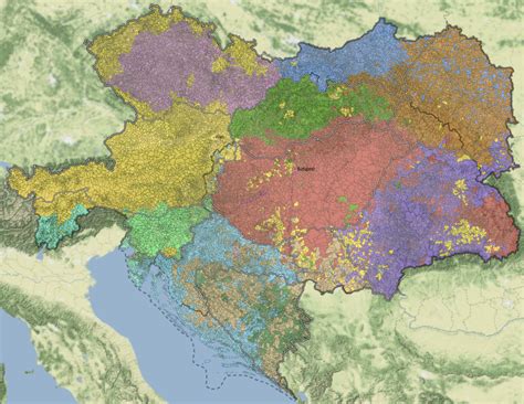 Majority Languages Of Austria Hungary Maps On The Web