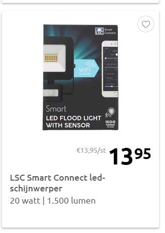 Lsc Smart Connect Ledschijnwerper Watt Lumen Aanbieding Bij