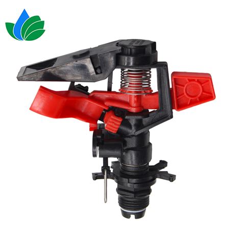 1 2 Inch Plastic Adjustable Impact Sprinkler For Garden Farm Irrigation