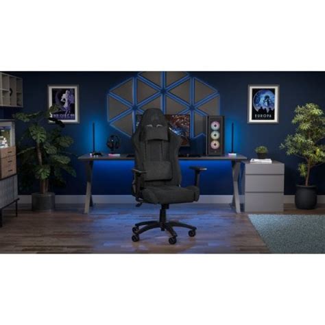 Corsair TC100 RELAXED Fabric Silla Gaming Negra PcComponentes