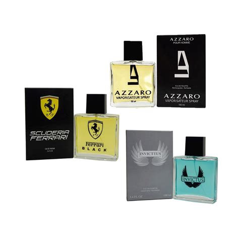 Kit Perfumes Importados Masculinos Ferrari Black Vip Men E