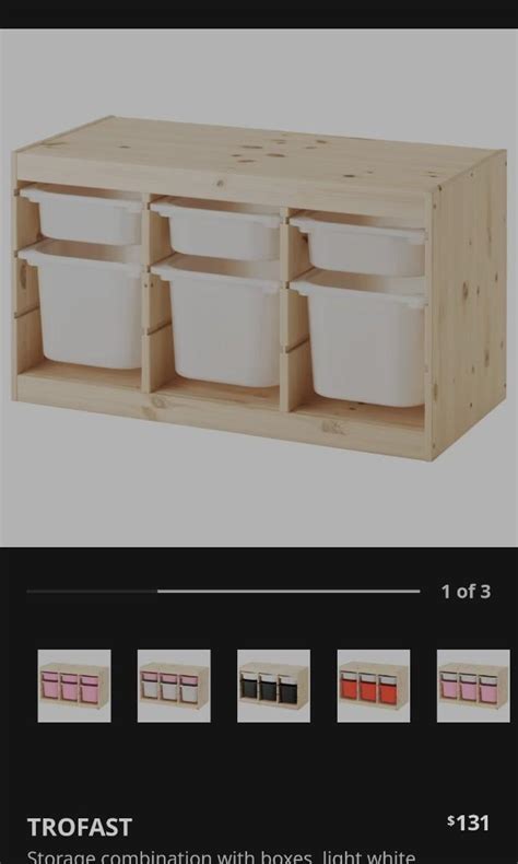 Ikea Trofast Toy Storage Without Boxes Furniture And Home Living Furniture Shelves Cabinets