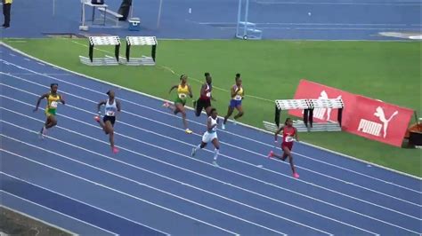 Jamaica Carifta Trials 2024 Girls 200m Under 20 Final Youtube