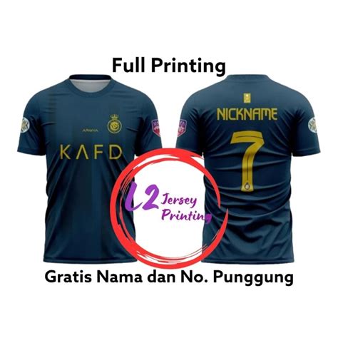 Jual Jersey Bola Al Nasr Away Full Printing Shopee Indonesia