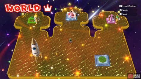 World Crown Overview World Crown Walkthrough Super Mario D World