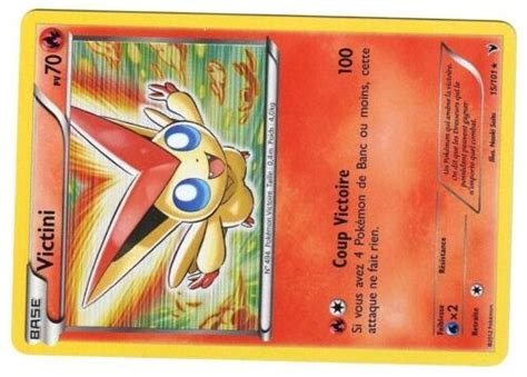 Pokemon Black And White Block Noble Victories Holo No 15101 Victini