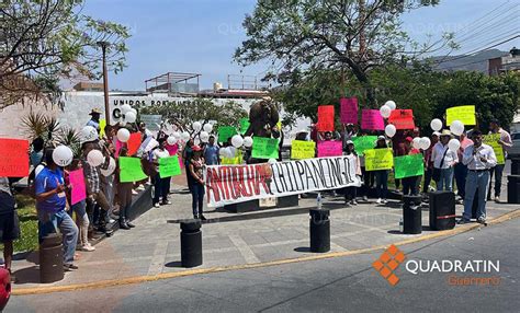 Protestan antorchistas en Chilpancingo a un año del crimen de su líder