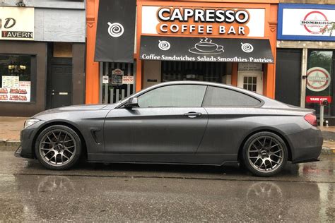 BMW F32 Coupe 4 Series with 18" EC-7 Wheels in Anthracite