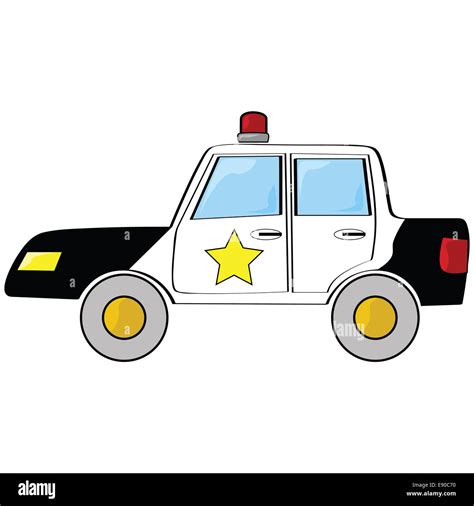 Cartoon Police Car Stockfotos Und Bilder Kaufen Alamy