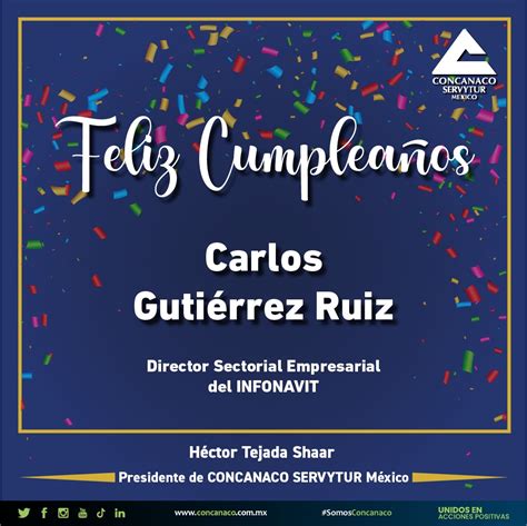 Concanaco Servytur on Twitter Le deseamos un FelizCumpleaños a