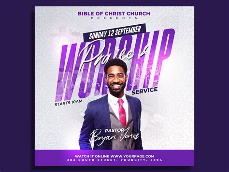 Church Flyer Template By Hotpin On Dribbble