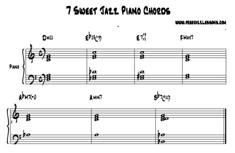 Learn 7 Sweet Piano Chords