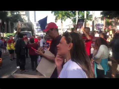 Professores Ocupam Pra A Jo O Pessoa E Fazem Ato P Blico Em Frente