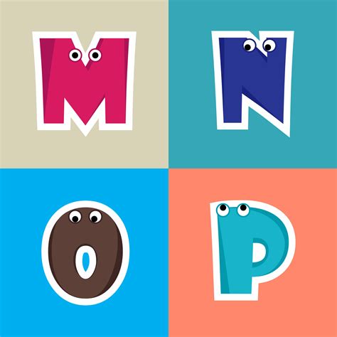 Alphabet Cartoon Font For Kids 324658 Vector Art at Vecteezy