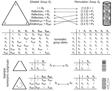 An Example Of Group Isomorphism Top Panel The Isomorphic