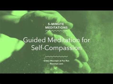 Guided Meditation For Self Compassion YouTube 5 Minute Meditation