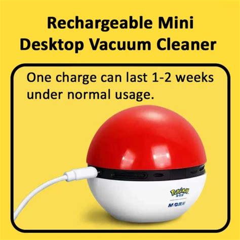 Rechargeable Desktop Vacuum Cleaner Ball Mini Table Cleaner Official