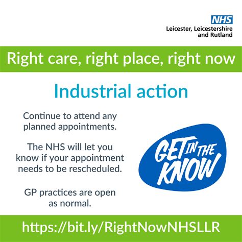 Use Nhs Wisely During The Consultants Strike Llr Icb