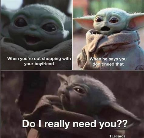 Pin By Brandy Head On Baby Yoda Funny Star Wars Memes Yoda Funny