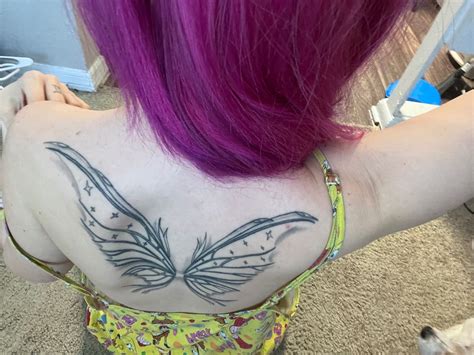 fairy wing tattoo inspired by tinkerbell Fairy Wing Tattoos, Wings ...