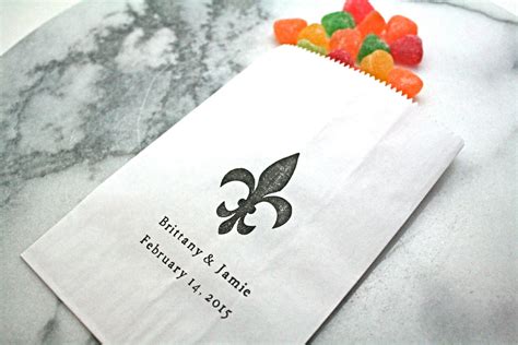 Personalized Candy Buffet Bags 50 Wedding Favor Bags Candy