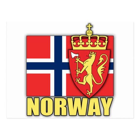 Norway Coat of Arms Postcard | Zazzle