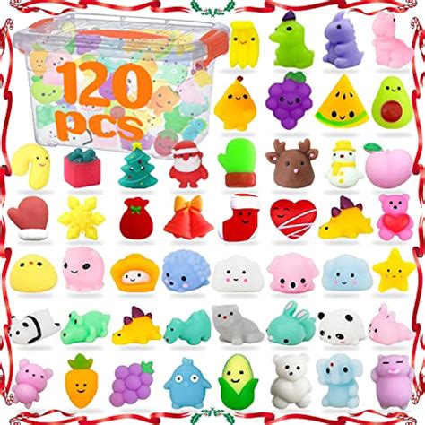 120pcs Squishy Toys, Mochi Squishy Toy Christmas Squishies Bulk for ...