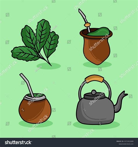 Yerba Mate Tea Over 736 Royalty Free Licensable Stock Illustrations