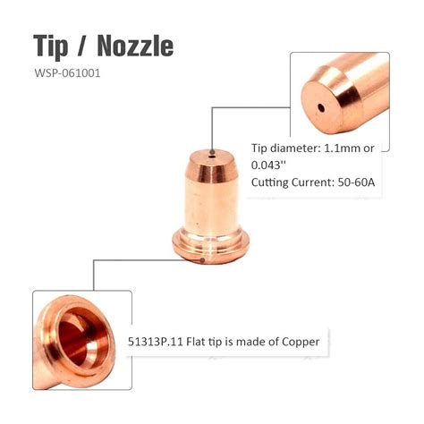 Plasma Electrode Tip Pt Ipt Tools Torch Welding Cutter