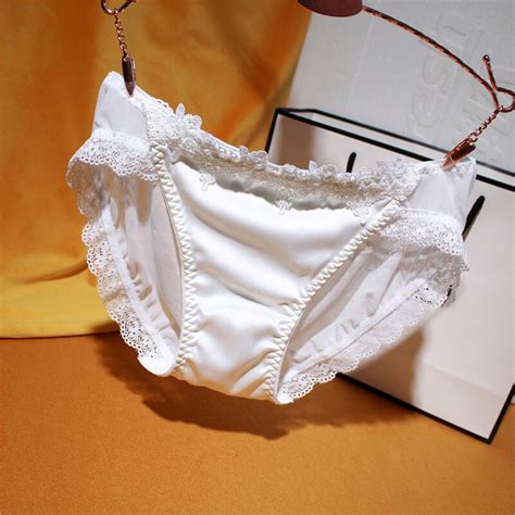 Women Lace Mesh Satin Brief Panties Underwear Low Waist Sheer Sexy Lingerie EBay