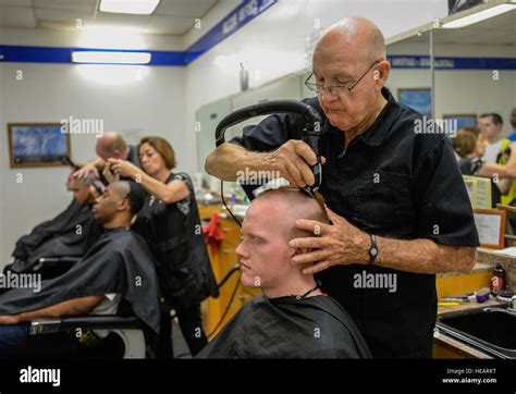 Lester West A Barber At The Basic Military Training Processing Center