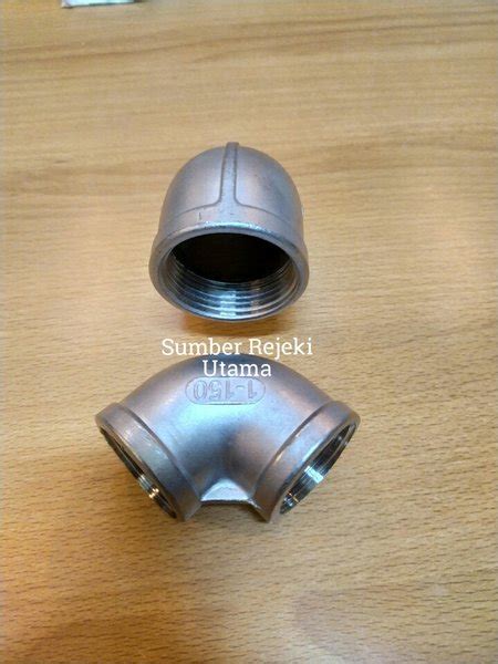 Jual Knee Elbow Fitting Stainless Ss Drat Inch Di Lapak