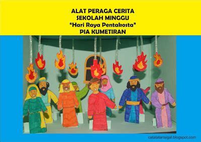 Alat Peraga Cerita Sekolah Minggu Hari Raya Pentakosta