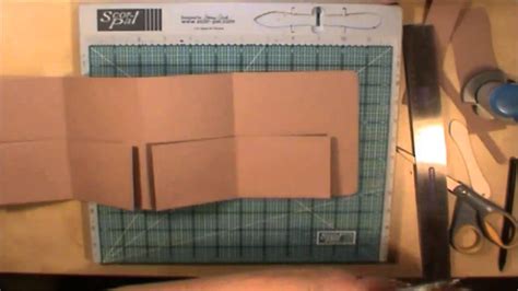 File Folder Mini Scrapbook Album Tutorial Style Youtube