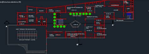 Recreational Center 2d Dwg Design Elevation For Autocad • Designs Cad