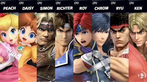 Super Smash Bros Ultimate Regular And Echo Fighters Youtube