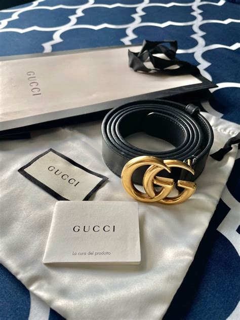 Gucci Logo Belt, Luxury, Accessories on Carousell