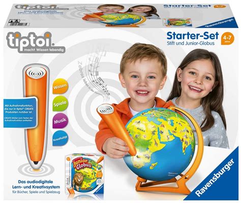 Tiptoi Starter Set Mit Stift Und Junior Globus F R Inkl Versand