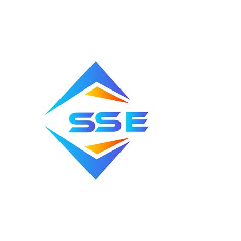 sse abstract technology logo design  white background sse creative