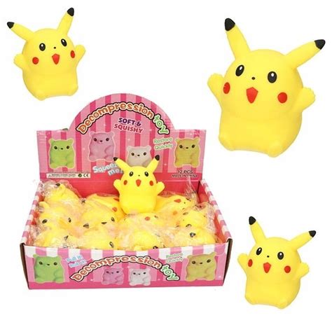 Gniotek Pikachu Squishy Zabawka Antystresowa Szt Nieporet Kup