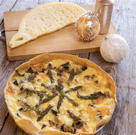 Quiche Light Con Porri Funghi Asparagi E Scamorzone Basilico Secco