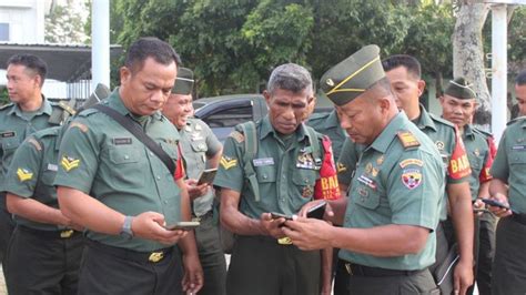 Cegah Prajurit Terjerumus Judi Online Hp Anggota Tni Di Lombok Tengah