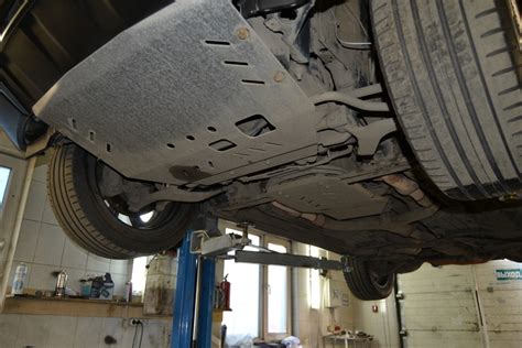 Защита двигателя и радиатора. — Infiniti FX (1G), 3,5 л, 2007 года ...
