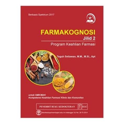 Jual Farmakognosi Jilid Program Keahlian Farmasi Original Shopee