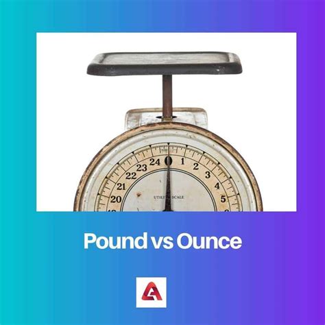 Pound Vs Ounce Difference And Comparison