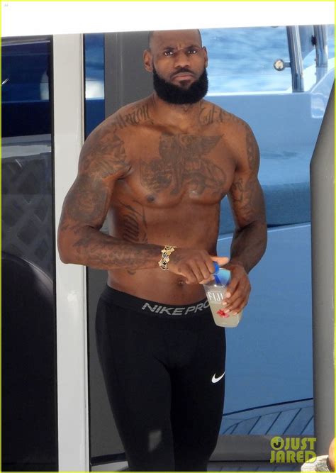 Lebron James No Shirt