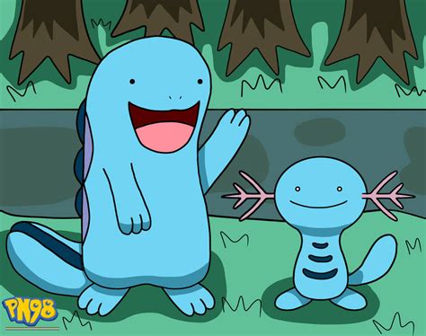 Quagsire and Wooper by PokemonNerd98 on DeviantArt