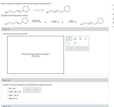 Solved Devise A Synthesis To Prepare The Product From The Chegg