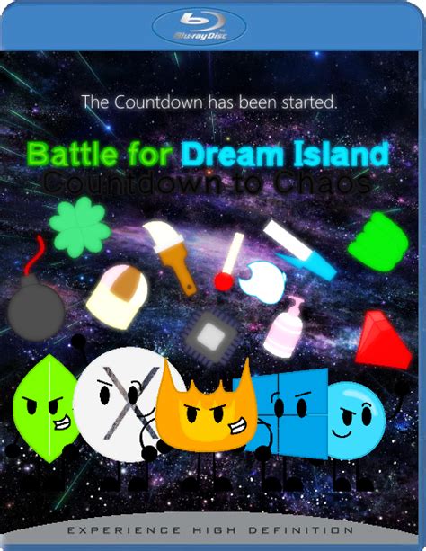 Bfdi Countdown To Chaos Blu Ray Cover By Agentelitefirey On Deviantart